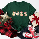 Pig Christmas Shirt, Christmas Farm Shirt