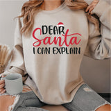 Dear Santa I Can Explain Shirt, Merry Christmas Shirt