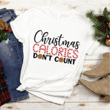 Christmas Calories Don't Count Shirt, Funny Christmas T-Shirt