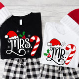 Mrs And Mr Couples Christmas Shirt, Christmas Matching T-Shirts