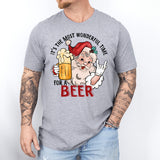 It Is The Most Wonderful Time To For a Beer Shirt, Christmas Drinking Shirt