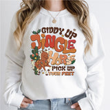 Cowgirl Christmas Shirt, Western Christmas Sweatshirt, Country Christmas Horse Tees,