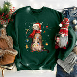 Cat Christmas Sweatshirt, Meowy Christmas Shirt