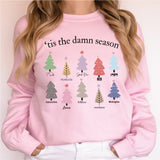 Tis The Season Sweatshirt, Christmas Theme T-Shirt