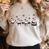 Santa Christmas Sweatshirt, Retro Santa Tee