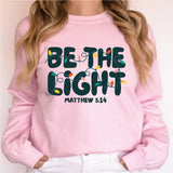 Be The Light Christmas Shirt, Christian Christmas Tee