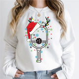 Pickleball Christmas Shirt, Deer Xmas Sweatshirt