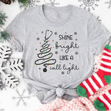 Shine Bright Like A Call Light Christmas Shirt, RN Christmas Sweatshirt