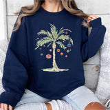 Christmas Palm Tree Shirt, Tropical Aloha Christmas Tee