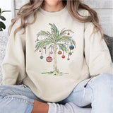 Christmas Palm Tree Shirt, Tropical Aloha Christmas Tee