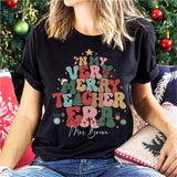 Custom Teacher Christmas Shirt, In My Merry Teacher Era Sweatshirt