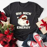 Big Nick Energy Christmas Shirt, Men Funny Santa Christmas Sweatshirt