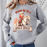 Western Christmas Shirt, Saddle Up Your Jingle Horse T-Shirt