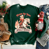 Western Christmas Shirt, Saddle Up Your Jingle Horse T-Shirt