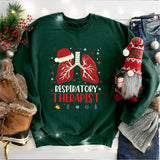 Respiratory Therapist Christmas Sweatshirt, Nurse Shirts