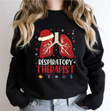 Respiratory Therapist Christmas Sweatshirt, Nurse Shirts