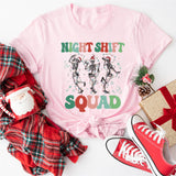 Christmas Night Shift Squad Nurse Sweatshirt, Xmas New Nurse Shirt