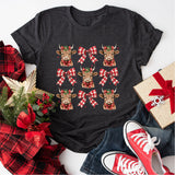 Christmas Bow And Highland Cow Shirt, Country Christmas Tees, Western Christmas shirt