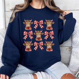 Christmas Bow And Highland Cow Shirt, Country Christmas Tees, Western Christmas shirt