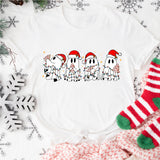 Ghosts Christmas Sweatshirt, Xmas Party Sweater,  Xmas Lights Ghost Shirt