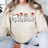 Ghosts Christmas Sweatshirt, Xmas Party Sweater,  Xmas Lights Ghost Shirt