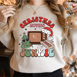 Christmas Movies Junkie Shirt, Merry Christmas Shirt, Christmas Movie lover Shirt,