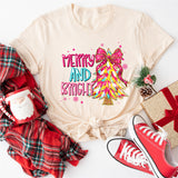 Merry And Bright shirt, Christmas Party T-Shirt, christmas party shirt