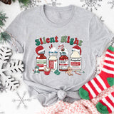 Silent Night Medication Shirt, ICU Nurse Christmas Shirt