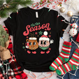 Tis The Season Christmas Shirt, Winter Vibes Shirt, Cute Christmas Shirt