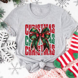 Christmas Coquette Shirt, Merry Christmas Shirt, Christmas Women Shirt, Christmas  vibes shirt