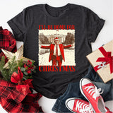 Trump I'll Be Home for Christmas Shirt, Trump Christmas Shirt