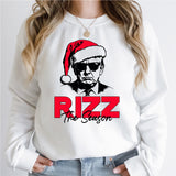 Rizz The Season Sweatshirt, Donald Trump Shirt, Trump Christmas Shirt