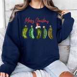 Pickles Merry Christmas Shirt, Retro Pickles Sweatshirt, Xmas Tees