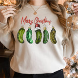 Pickles Merry Christmas Shirt, Retro Pickles Sweatshirt, Xmas Tees