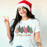 Merry Christmas X-mas Trees Shirt, Christmas Tree T-Shirt