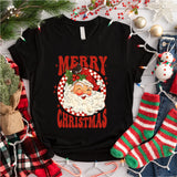 Santa Merry Christmas Shirt, Merry Christmas Shirts, Santa Claus Tee