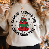 Crocin Around The Christmas Tree Shirt, Croc Lover Shirt, Croc Shirt