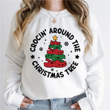 Crocin Around The Christmas Tree Shirt, Croc Lover Shirt, Croc Shirt