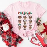 Physical Therapy Cute Deer Sweatshirt, Santa Deer T-Shirt, PT Physical Therapy Gift Therapist Month T-Shirt