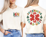 ICU Nurse Christmas Shirt, Intensive Care Unit Shirt, ER Nurse Sweatshirt