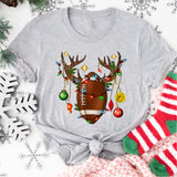 Christmas Football Shirt, Xmas Football Team T-shirt, Football Sport Shirt