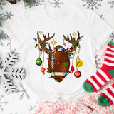 Christmas Football Shirt, Xmas Football Team T-shirt, Football Sport Shirt