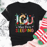 ICU When You're Sleeping Shirt, Christmas Nurse Shirt, ICU Nurse Shirt