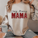 Very Merry Christmas Family Shirt, Christmas Mama Shirts, Christmas Dada Shirt