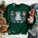 Christmas Blue Nutcracker Soldier Tee, Grand Millennial Nutcracker Shirt
