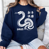 Year Of The Snake Happy Chinese 2025 New Year T-Shirt, Snake 2025 T-Shirt