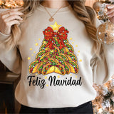 Feliz Navidad Shirt, Spanish Merry Christmas Shirt, Christmas Taco Party Shirt