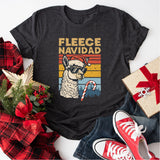 Fleece Navidad Llama Christmas Shirt, Mexican Pinata T-Shirt,  Mexican chrismas shirt