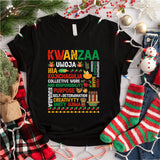 Kwanzaa Kinara Shirt, Seven Principles of Kwanzaa Shirt