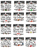 Most Likely to Christmas Shirts, Custom Family Christmas Shirts